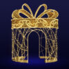 Світлодіодна інсталяція Подарункова коробка, світлодіодні декорації, новорічні декорації