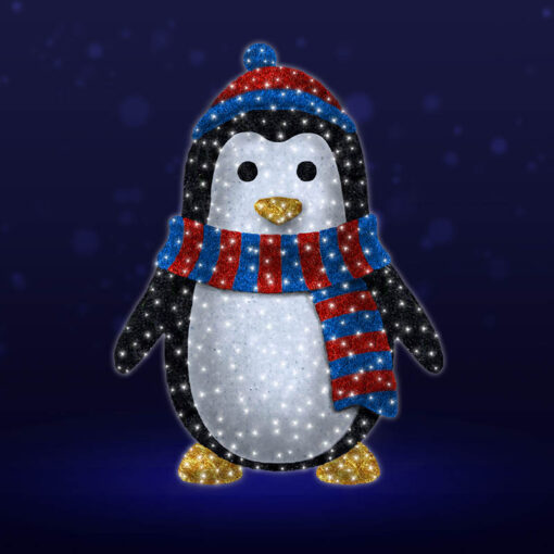Світлодіодна фігура пінгвін ШКІПЕР 882-002