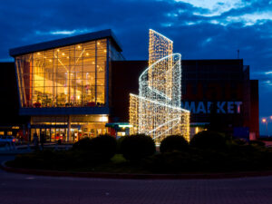 Світлодіодний фонтан для торгово-розважальний центру King Cross Leopolis м.Львів