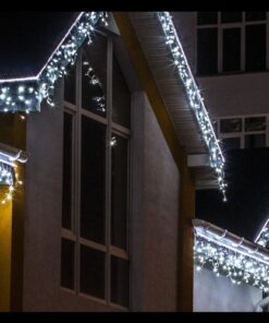 Купить уличные гирлянды дюралайт ROPE LIGHT и гирлянду Ice Lite для контура крыши