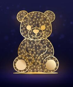 Світлова декорація ВЕДМІДЬ 702-002 із теплими білими світлодіодами